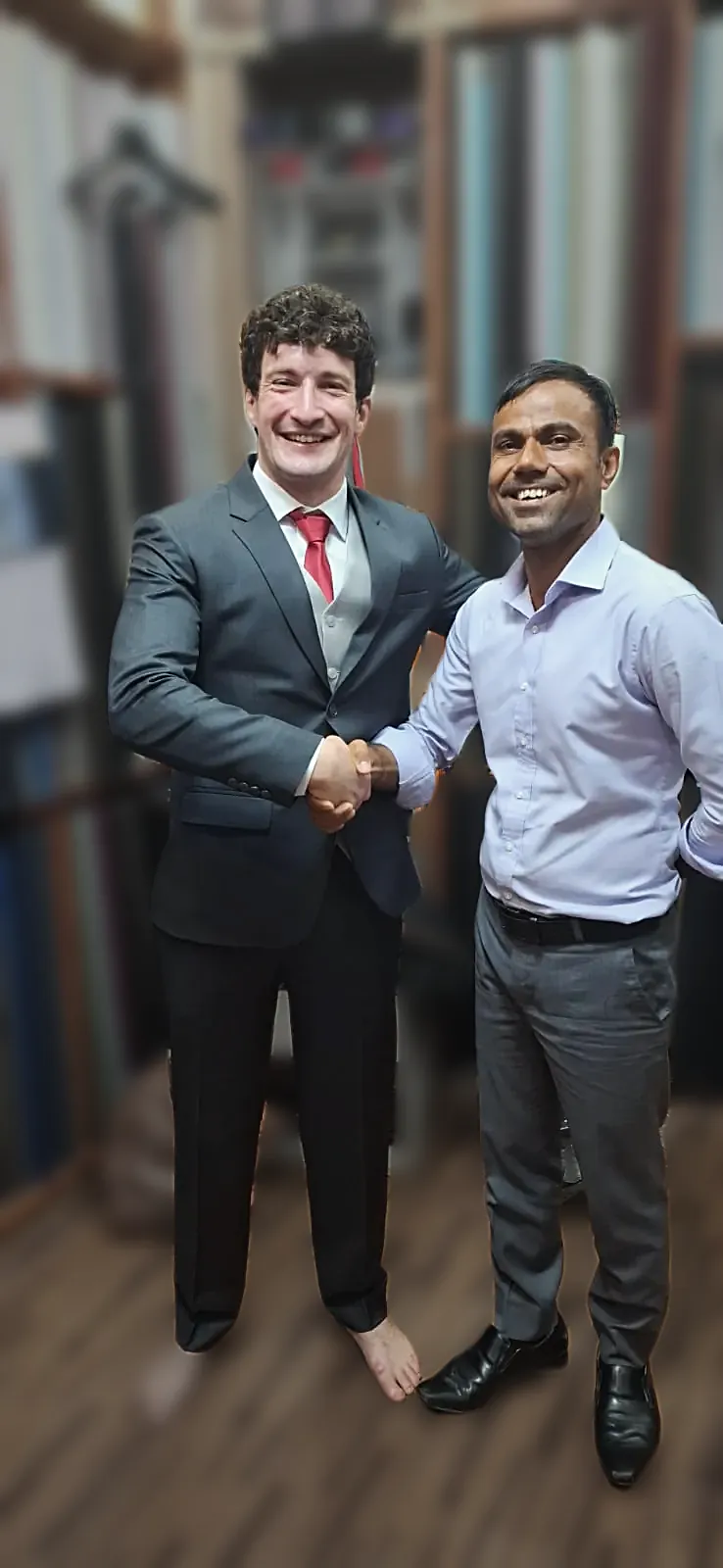 Photograph attached by Jerry Drumm to their Google review of The Boss Tailor.
